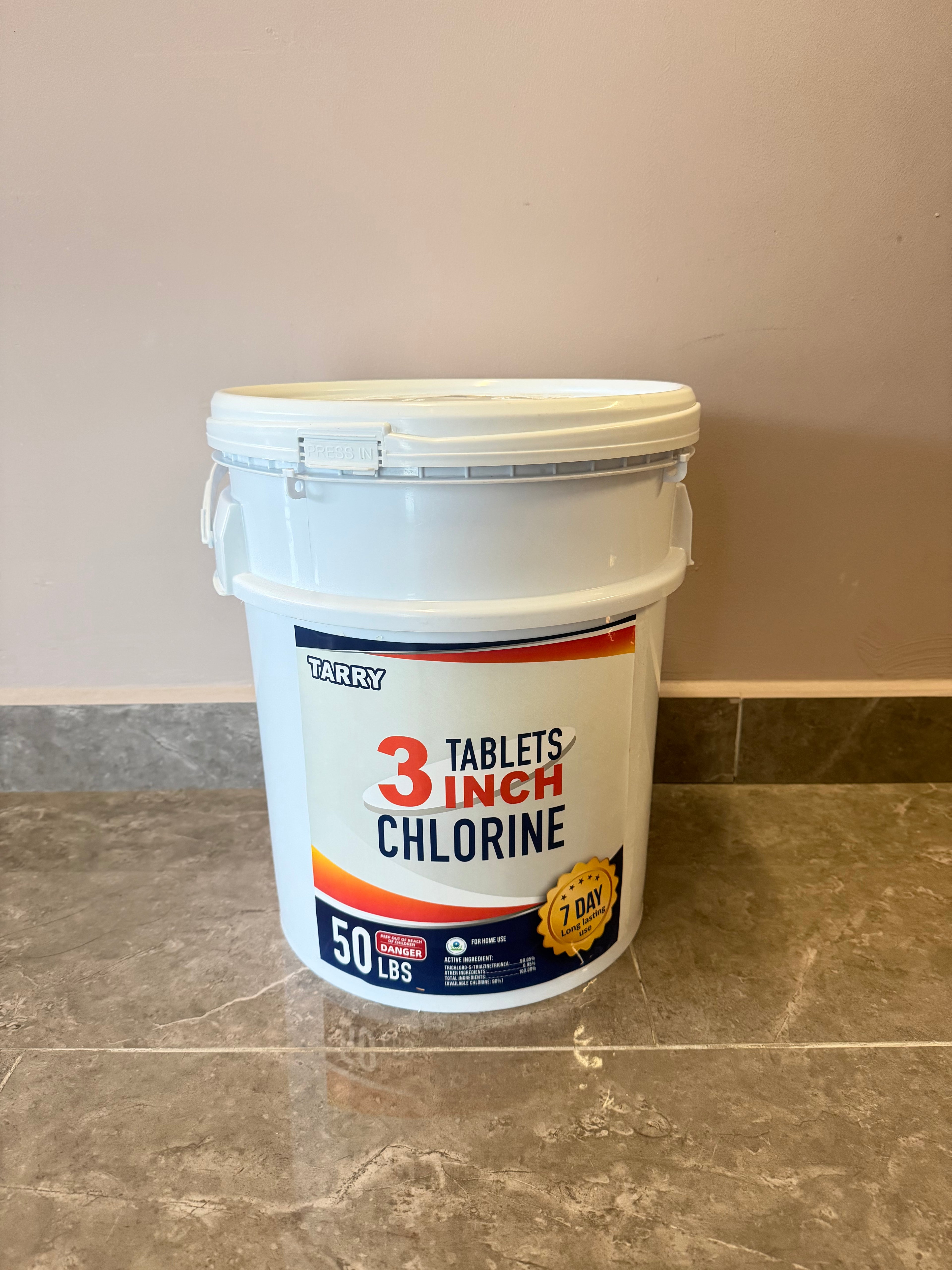 TARRY chlorine tablets 50 lbs